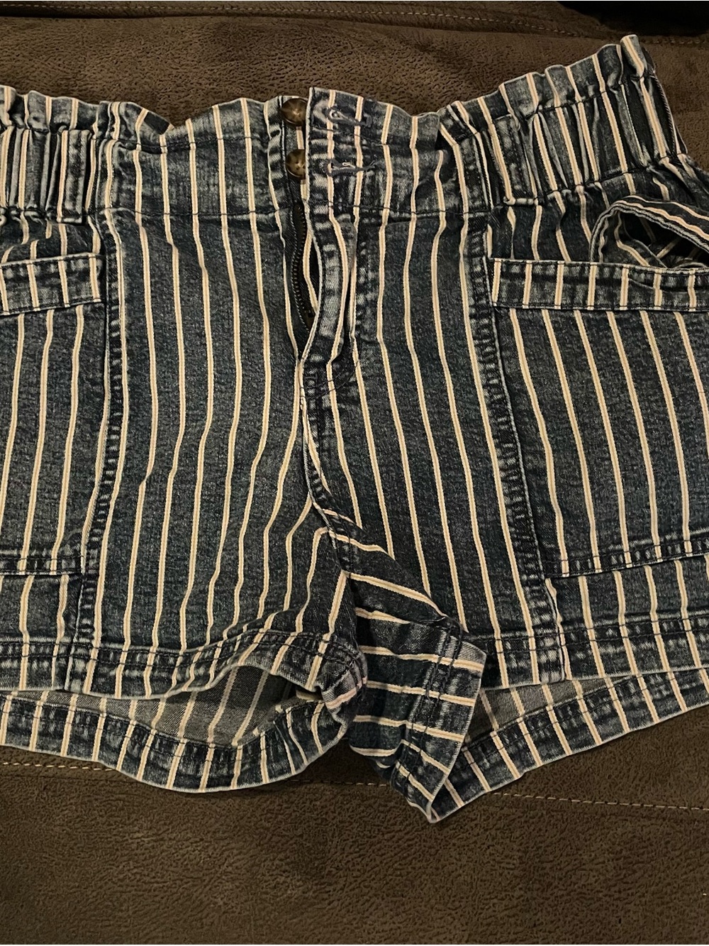 Striped Shorts 🩵